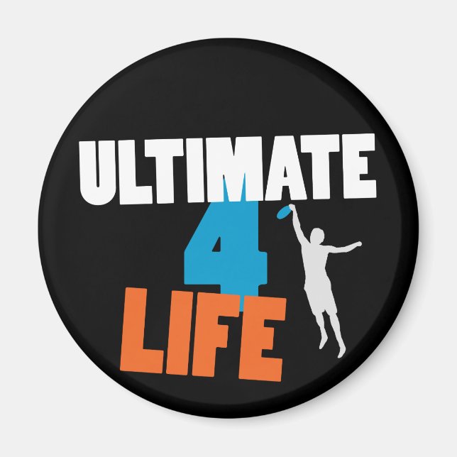 Ultimate 4 Life (dark) Magnet (Front)