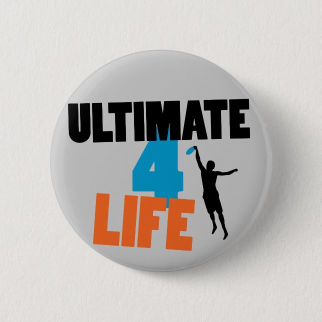 Ultimate 4 Life (light) Button (Front)