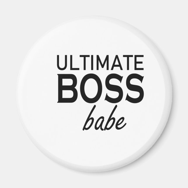 Ultimate Boss Babe, Blessed Mama,Mother's Day Gift Magnet (Front)