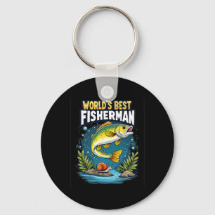 Ultimate Catch World's Best Fisherman Fishing Enth Key Ring