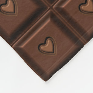 Ultimate Chocolate Lovers Chocolate Block Fleece Blanket