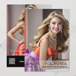 Ultimate Crown Pageant Autograph Card