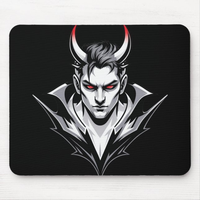 Ultimate Devil Angel Esports Logos Mouse Mat (Front)