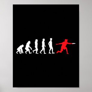 Ultimate Disc Flying Evolution Friskee Sports Play Poster