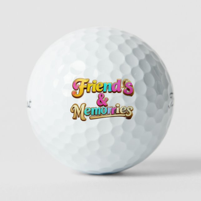 "Ultimate Experiences" Golf Balls (Front)