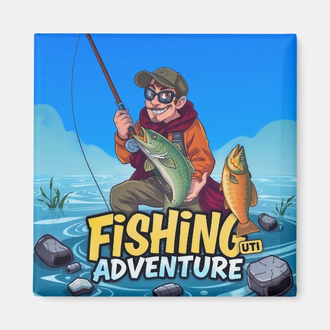 Ultimate Fishing Adventure Magnet (Front)