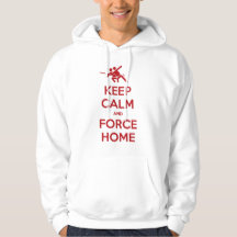 Ultimate Frisbee Apparel-Keep Calm and Force Home