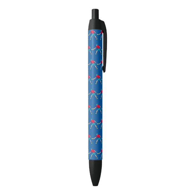 Ultimate Frisbee Black Ink Pen (Bottom (Vertical))