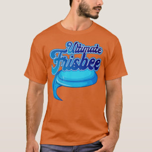 Ultimate Frisbee Blue Disc T-Shirt