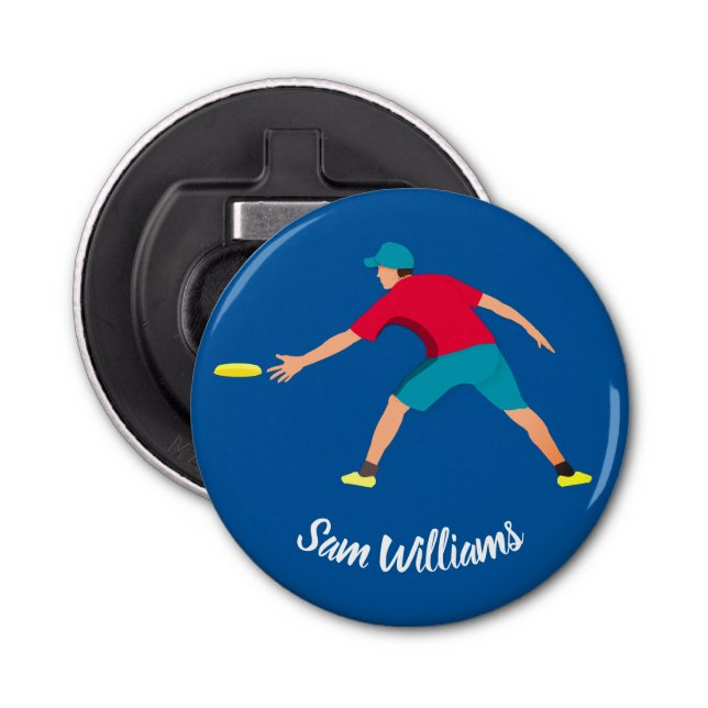 Ultimate Frisbee Bottle Opener (Front)