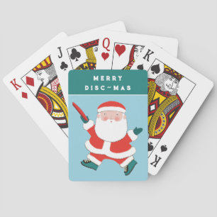 Ultimate Frisbee Christmas Holiday Playing Cards