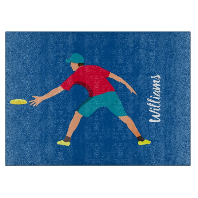 Ultimate Frisbee Cutting Board (Front)