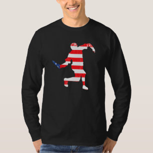 Ultimate Frisbee Disc Golf Player Grunge American T-Shirt
