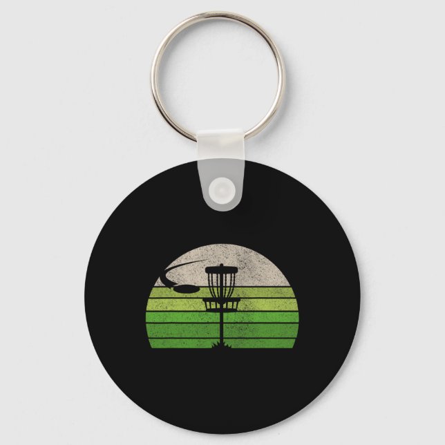 Ultimate Frisbee Disc Golf Tee Shirts For Men Co.  Key Ring (Front)