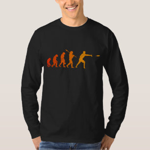 Ultimate Frisbee Evolution Disc Golf Monkey Human T-Shirt