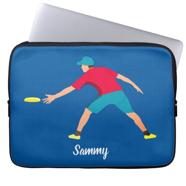 Ultimate Frisbee Laptop Sleeve (Front)