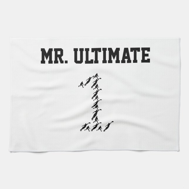 Ultimate Frisbee Mr./Miss Ultimate Tea Towel (Horizontal)