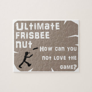 Ultimate Frisbee Nut Jigsaw Puzzle