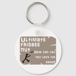 Ultimate Frisbee Nut Keychain