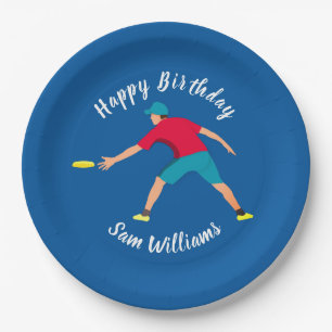 Ultimate Frisbee Paper Plate