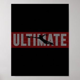 Ultimate Frisbee Player Disc Golf Men Women Ii Poster