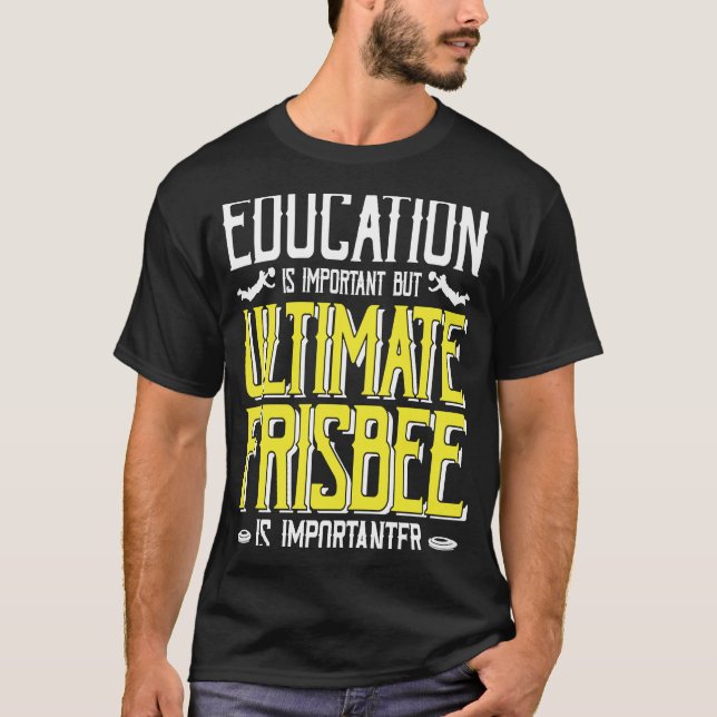 Ultimate Frisbee Player Game Team Frisbee T-Shirt (Front)