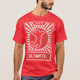 ULTIMATE Frisbee Propaganda Poster T-Shirt