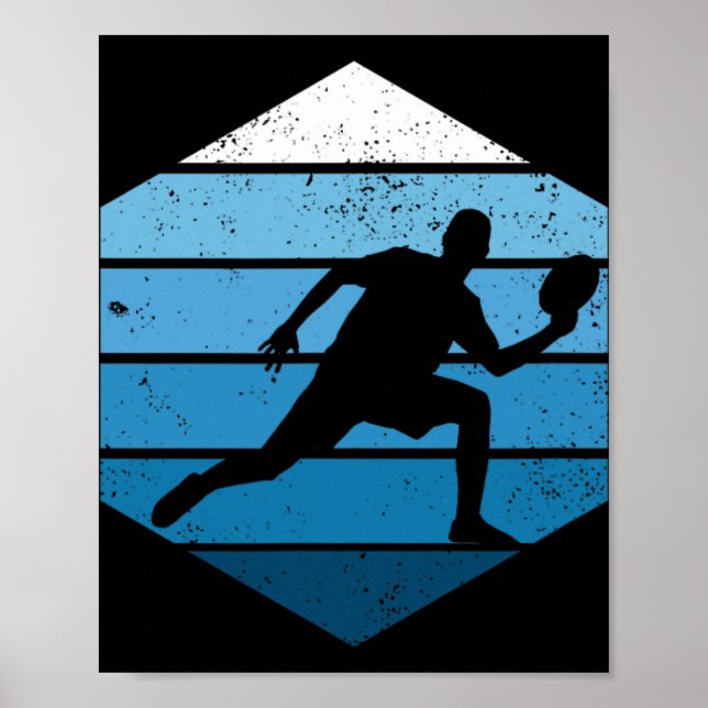 Ultimate Frisbee Retro Disc Golf  Poster (Front)