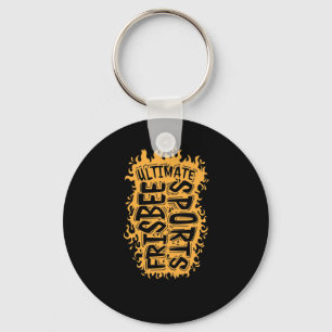 Ultimate Frisbee Sports Key Ring