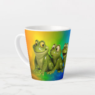 Ultimate Frog Lover Rainbow  Latte Mug