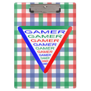 Ultimate Gamer 3 Gaming System Colours RGB Clipboard