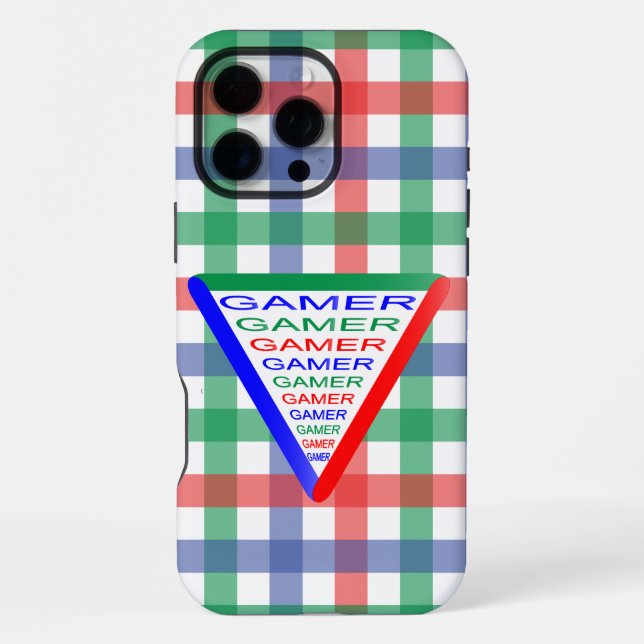 Ultimate Gamer 3 Gaming System Colours RGB iPhone Case (Back)