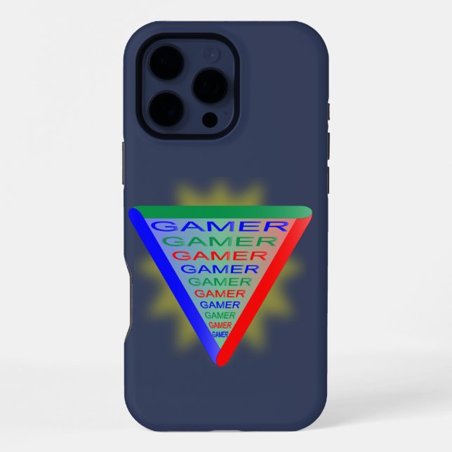 Ultimate Gamer 3 Gaming System Colours RGB iPhone Case (Back)