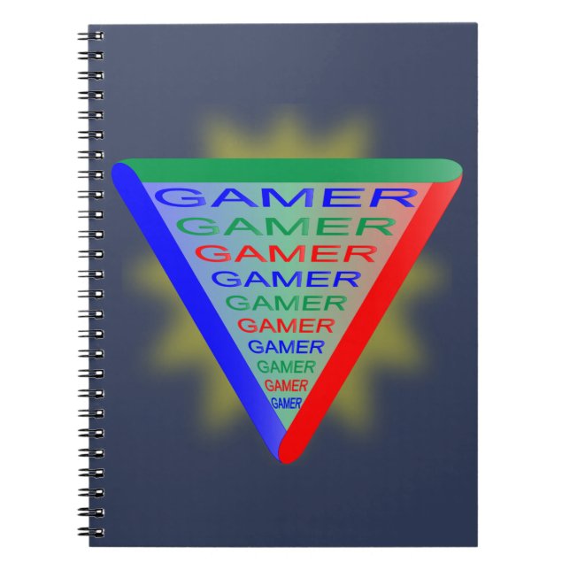 Ultimate Gamer 3 Gaming System Colours RGB Notebook (Front)
