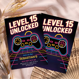 Ultimate Gamer Teen Celebration Invitation