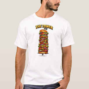 Ultimate Giant Cheeseburger Tower Graphic T-Shirt