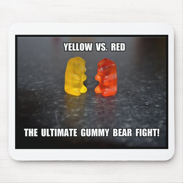 Ultimate Gummy Bear Fight Mouse Mat (Front)