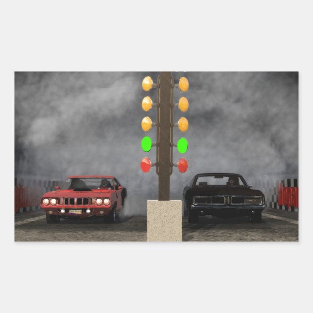 Ultimate Mopar Showdown Rectangular Sticker (Front)