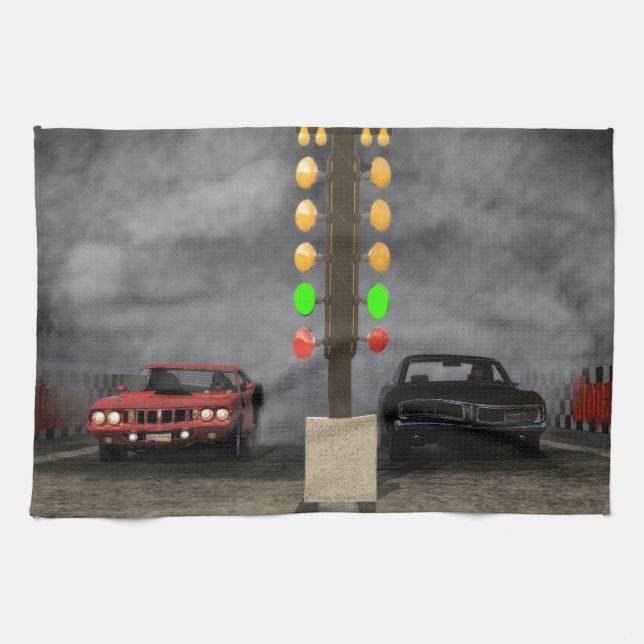 Ultimate Mopar Showdown Tea Towel (Horizontal)