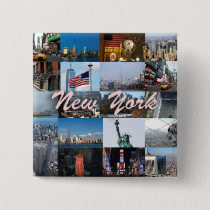Ultimate! New York City Pro Photos 15 Cm Square Badge