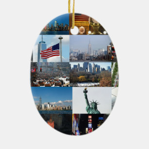 Ultimate! New York City Pro Photos Ceramic Tree Decoration