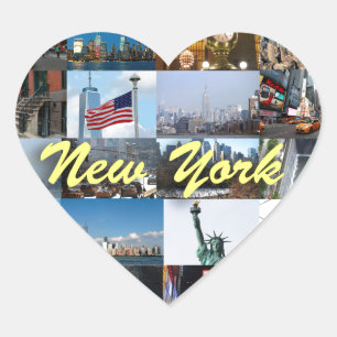Ultimate! New York City Pro Photos Heart Sticker