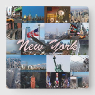 Ultimate! New York City Pro Photos Square Wall Clock