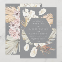 Ultimate Pampas Grass Floral Tropical Grey Wedding