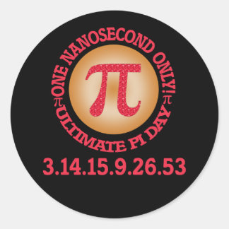 Ultimate Pi Day 2015 Classic Round Sticker