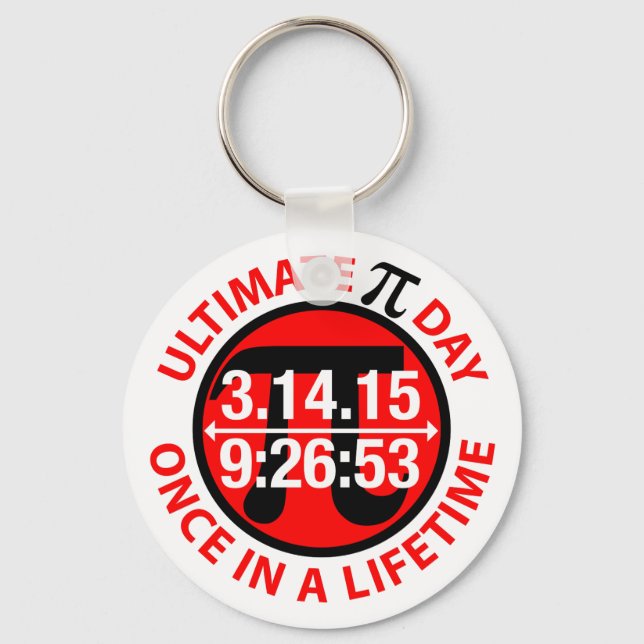 Ultimate Pi Day 2015 Key Ring (Front)