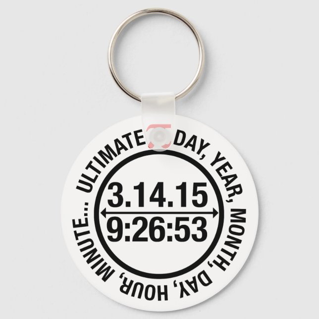 Ultimate Pi Day 2015 Key Ring (Front)