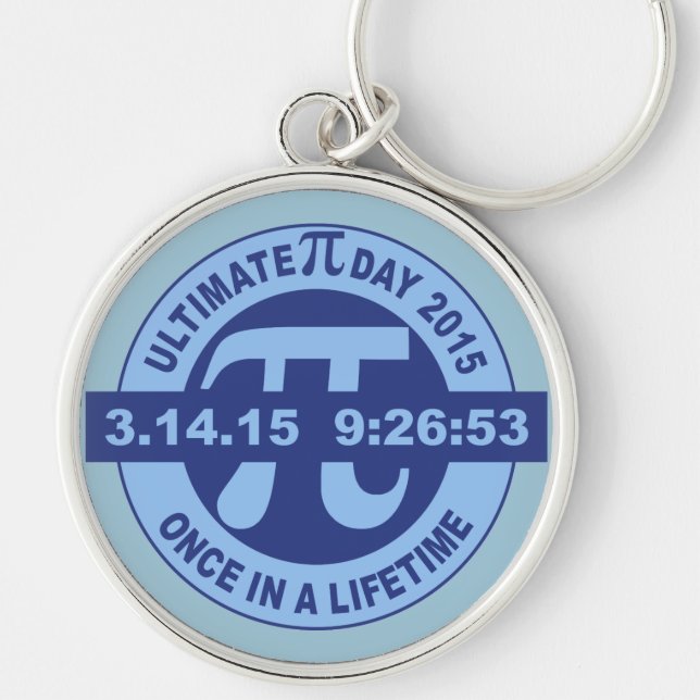 Ultimate Pi day keychain 2015 3.14.15 9:26:53 (Front)