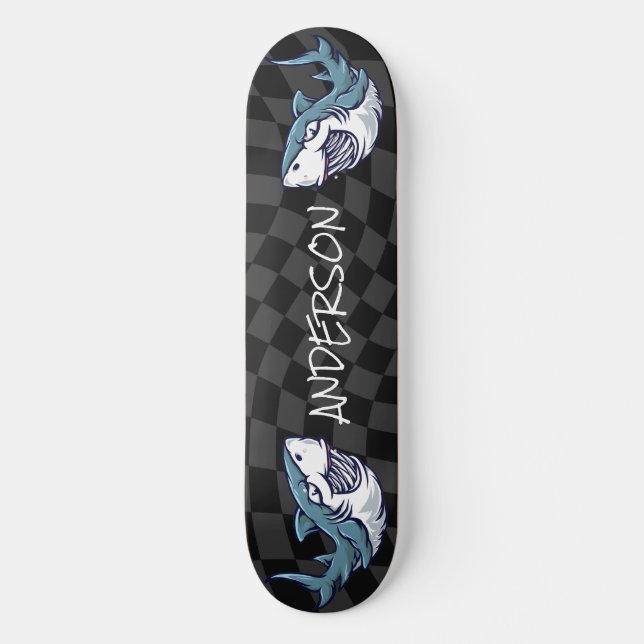 Ultimate Sharks Skateboard (Front)