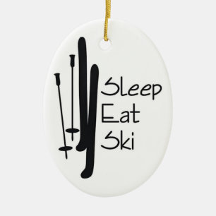 ***ULTIMATE SKI LOVER'S*** CERAMIC TREE DECORATION